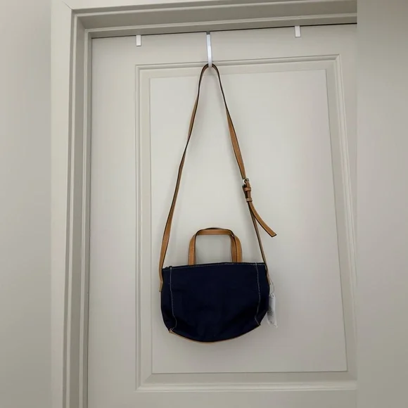 Nautica Multicolor Striped Crossbody Bag - Navy, Yellow, Red, White - Picture 2 of 5